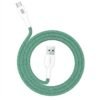311446_1.jpg ALPHA·X ALUSB 2C Data Cable USB A to Type C 1.2m Braided Cable Heat Protection (Green)