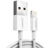 314903_1-1.jpg Ugreen Alu Case Braided Lightning Cable 1M Silver