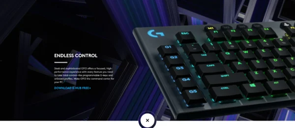 31_31b71b12-ca2f-4e68-a214-42e951ea7975.webp Logitech G913 Lightspeed Ultrathin Wireless RGB Mechanical Gaming Keyboard