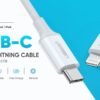 4_1732706802.jpg Ugreen USB C To Lightning M/M Cable Rubber Shell 60W 1M White
