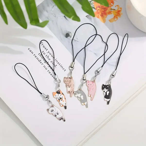 c74dac22-16fa-44fa-997a-63b59ab46301.webp Cute Cat Phone Strap Lanyards