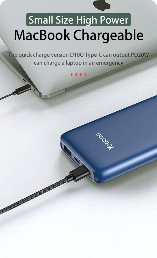 my-11134202-7r98v-ln9rsfgu6yf06b.jpg Yoobao D10Q 10000mAh 22.5W Super Fast Charge Slim Power Bank Support PD/SCP/FCP/QC3.0 with Dual Outputs