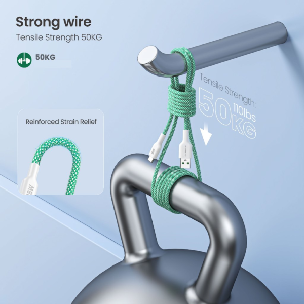my-11134207-7rasd-m1f87tela7w136.png ALPHA·X ALUSB 2C Data Cable USB A to Type C 1.2m Braided Cable Heat Protection (Green)