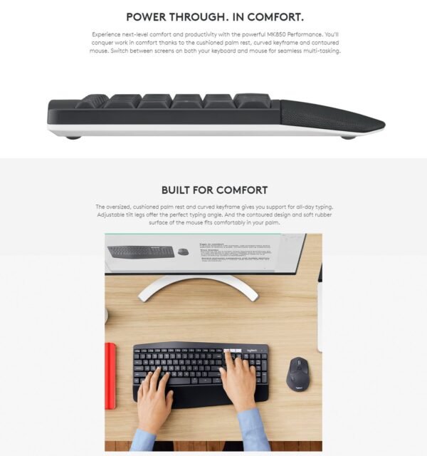 my-11134208-7r98u-lwdsn9g4rzhsf8.jpg Logitech MK850 Multi-Device Performance 2.4GHz Wireless Keyboard and Mouse Combo