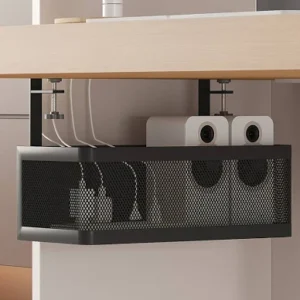 shopping.webp Carbon Steel Undercounter Cable Management Rack